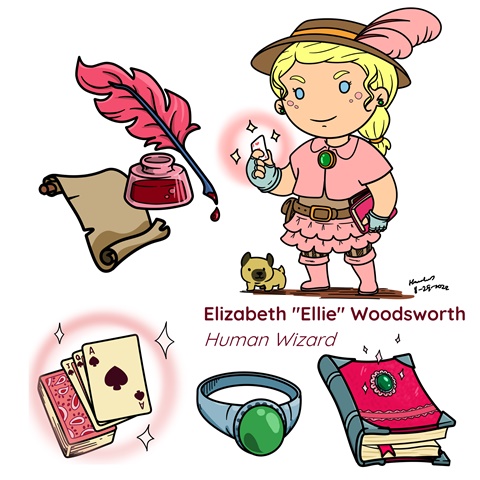 Ellie Woodsworth DnD Character