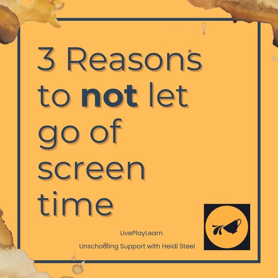 Three Reasons Not To Let Go Of Screen Time