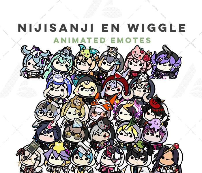 [ANIMATED EMOTE] NijisanjiEN Wiggle - Aerlya Graphics's Ko-fi Shop - Ko ...