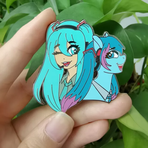 Vocaloid stickers / round pin - DinoseaStar's Ko-fi Shop - Ko-fi