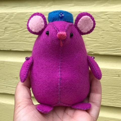Custom Purple Mouse