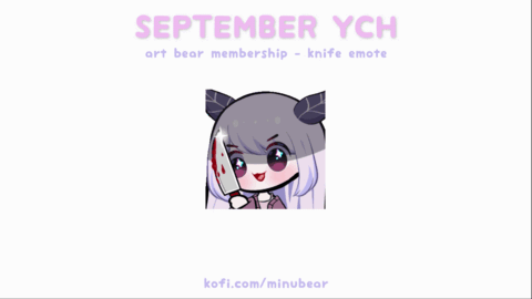 art bear membership - knife emote