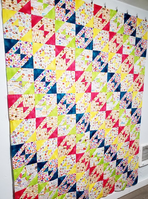 Summer Sweets quilt top