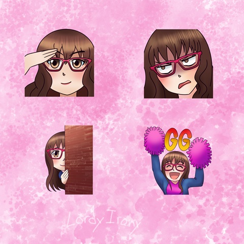 Emote commission for LadyStarbird