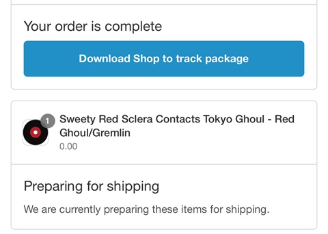 Ghoul Contacts Ordered
