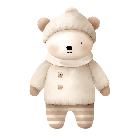 Free to Use Cute Bear PNG File