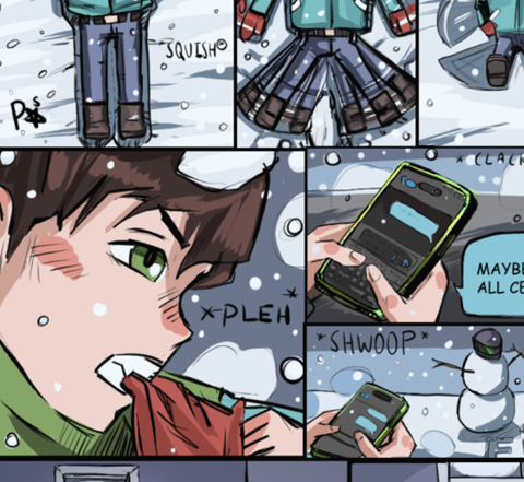 Yuno's Christmas Wish - Short Comic Snippet