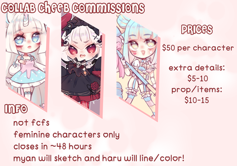 ♡ | collab commissions ❣ | ♡