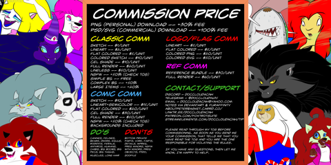 Commission Price 2024