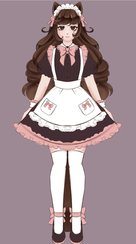 Maid outfit for the goal!
