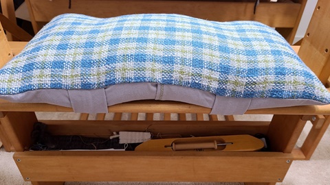 Handwoven Loom Bench Cushion