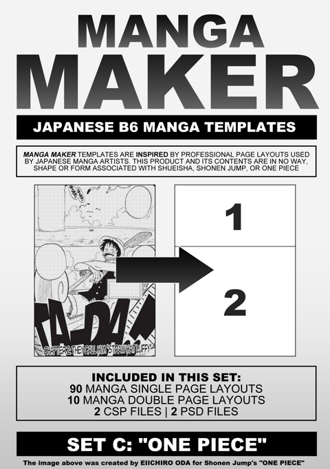 Standard Comic Book Page Templates for Clip Studio Paint