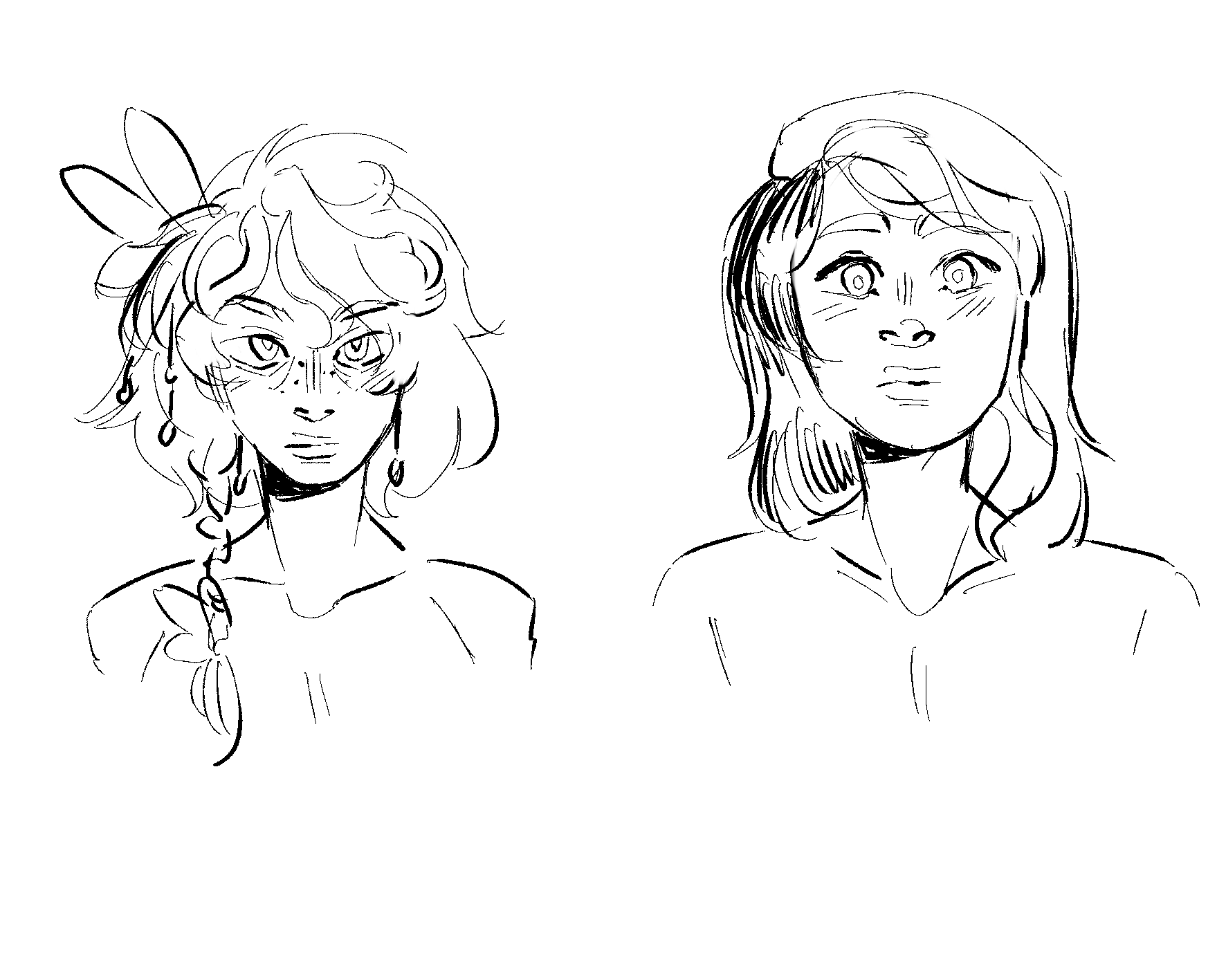 Vi and Maya sketch