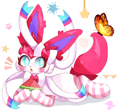 Quiet sylveon-Commission for CandySylveon