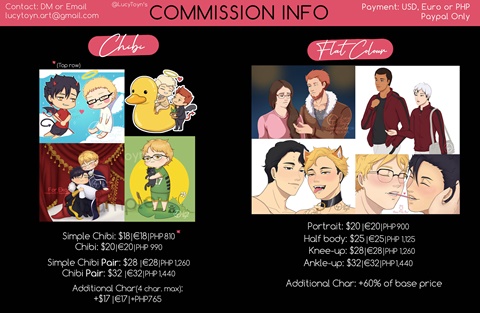 Commissions are OPEN! pg.1