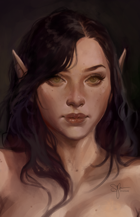 Hyacintha Full Painting Process - sylessae's Ko-fi Shop - Ko-fi ️ Where ...