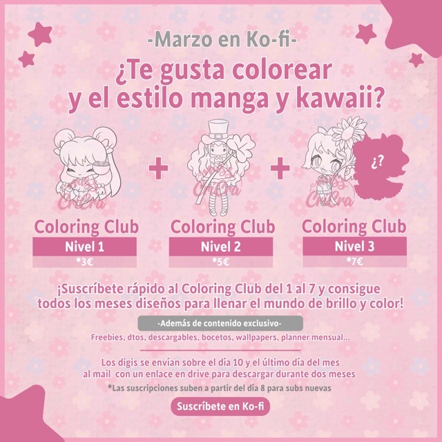 Coloring Club de Marzo
