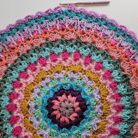 2024 Crochet Mood Blanket! Weeks 17, Row 17!