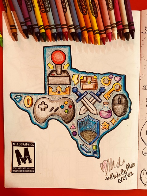 #DreamHack Dallas 2023 - Day 1 | Kid’s Coloring Ta