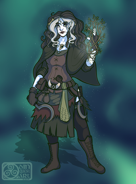 The one and onlybog witch circle of spores druid