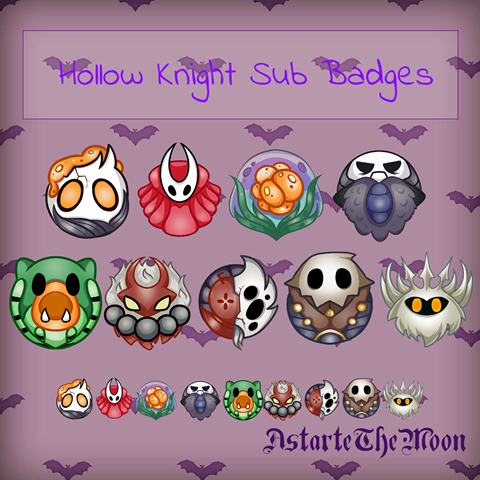 Hollow knight AD badges