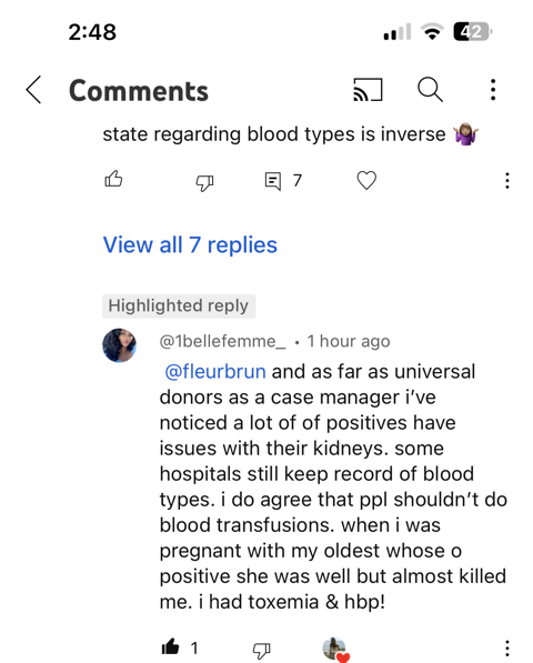 O- Blood isn’t a Universal donor, 