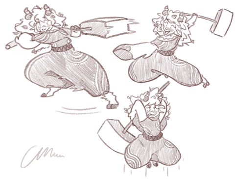 Action poses~