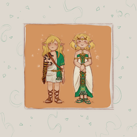 Link and Zelda 🌱🌷