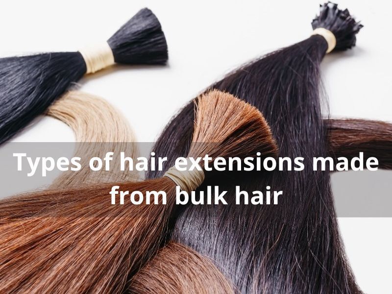 What types of hair extensions can be made from bul