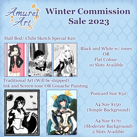Winter Commission Sale 2023