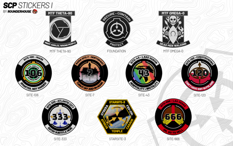 SCP Foundation Badge [SCP Foundation] Button