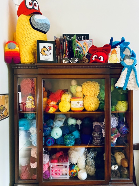 What’s this? A clean yarn shelf 🤯