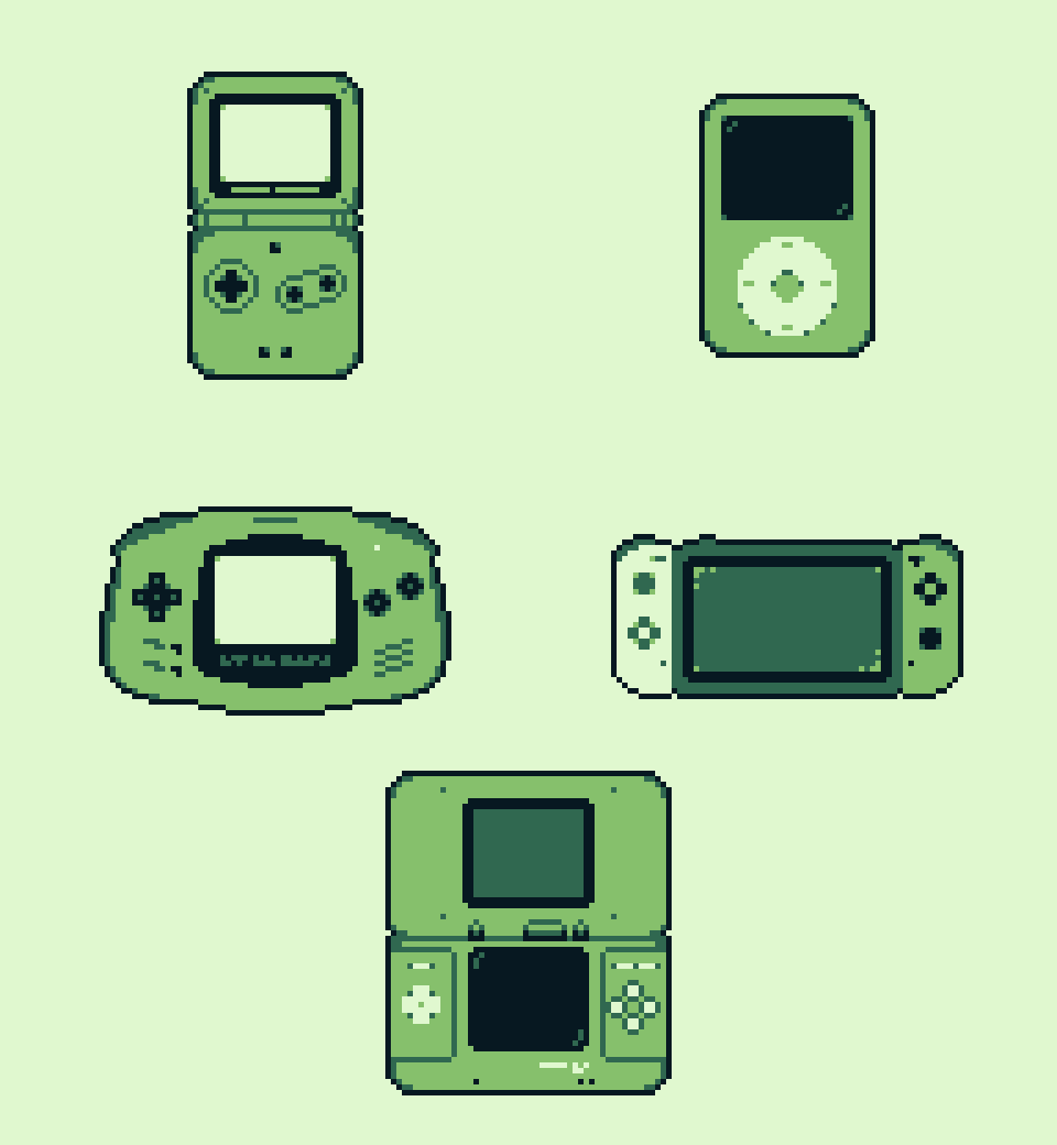 Handheld Consoles plus an Ipod