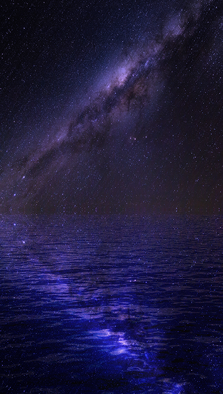 Blue Starlight Scenery