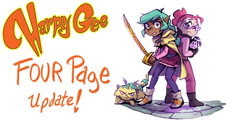 Harpy Gee comic update, January 23rd