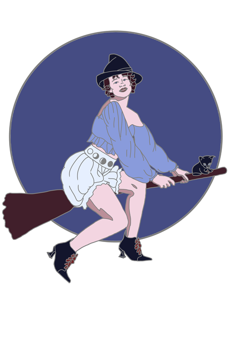 Witchy Will Pin Design