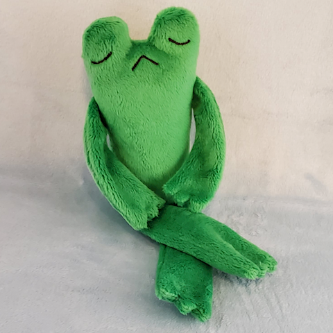 Plush Somber Frog