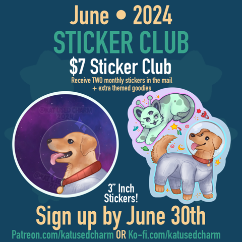 June Sticker Club