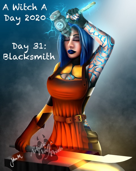 A Witch A Day - Day 31: Blacksmith