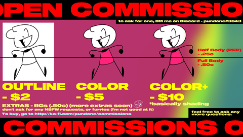 Commissions are Open