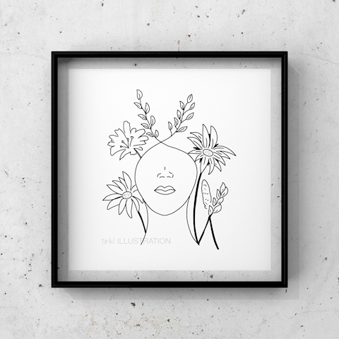 Art Print "One With Nature"