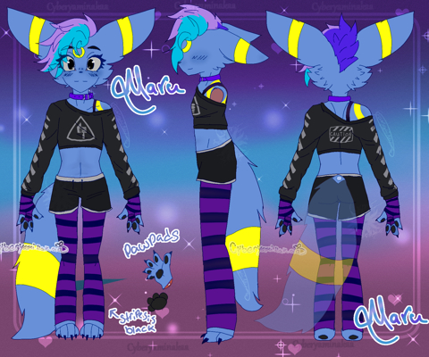 Maru reference sheet- commission for maruooki