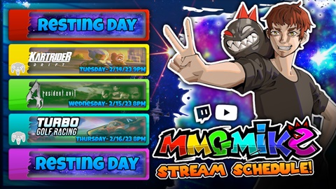 Stream Schedule for the Week of 2/13/2023