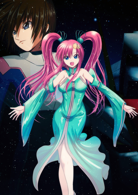 Lacus and Kira - Gundam SEED