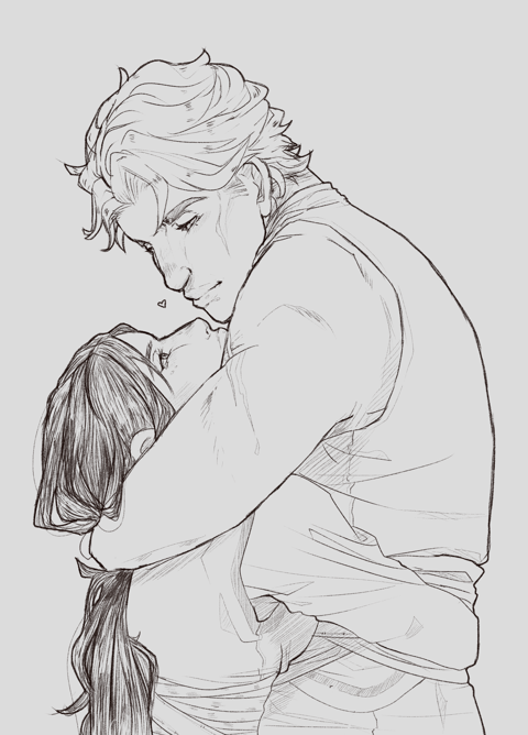 Ines and Cassian (Sketch)