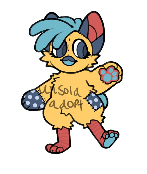 Plush Furby Design Adopt - Strawbebbycat's Ko-fi Shop