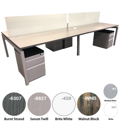 Bench iT 4-Person Team Desk | 12′