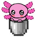 Minecraft Axolotl Bucket Emote - Kei 's Ko-fi Shop - Ko-fi ️ Where ...