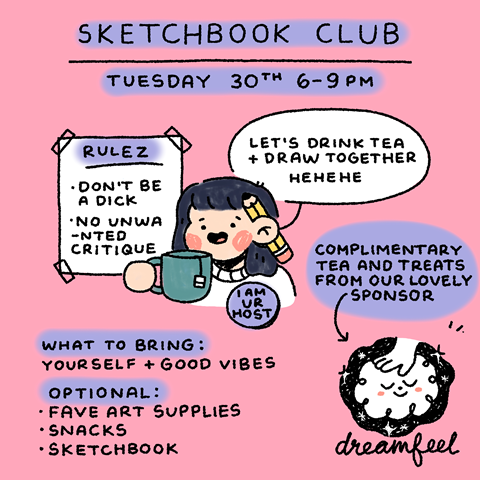 New Sketchbook Club Announced! 