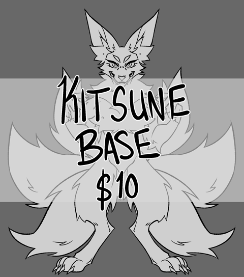 Kitsune Base - AntleredVultures's Ko-fi Shop - Ko-fi ️ Where creators ...